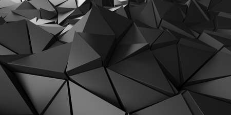 Chrome Metallic Glossy Futuristic Background. 3d renderの写真素材