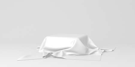 Abstract scene podium mockup. Award ceremony concept. 3d renderの写真素材