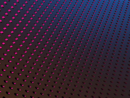 Colorful round metal dots mesh texture background. 3d render illustrationの写真素材