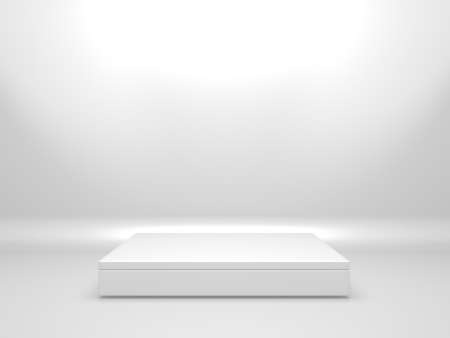 Abstract scene podium mockup. Award ceremony concept. 3d renderの写真素材