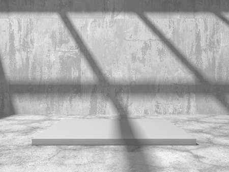 Abstract scene podium mockup. Award ceremony concept. 3d renderの写真素材