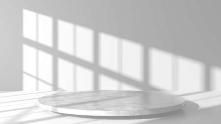 Abstract scene podium mockup. Award ceremony concept. 3d renderの写真素材