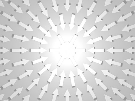 Abstract scene podium mockup. Award ceremony concept. 3d renderの写真素材