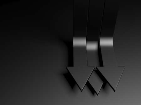 Arrows abstract marketing empty background. business concept wallpaper. 3d rendering