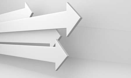 Arrows abstract marketing empty background. business concept wallpaper. 3d renderingの写真素材