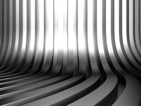 Abstract Dark Silver Metallic Shiny Background. 3d renderingの写真素材