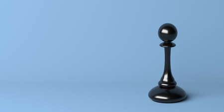 Chess pawn outstanding. leadership concept. competitive advantage. 3d renderingの写真素材