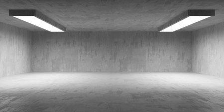 Abstract architecture background. Modern concrete room. 3d renderingの写真素材
