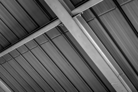 Industrial steel gray metal background. Abstract iron construction