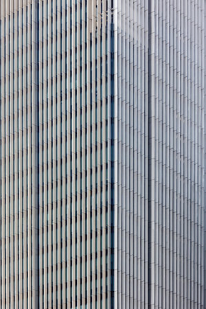 Modern building facade. Business industrial background. Contemporary commercial styleの写真素材