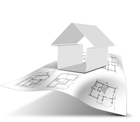 Construction houseの写真素材