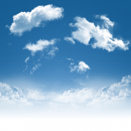 Blue skyの写真素材