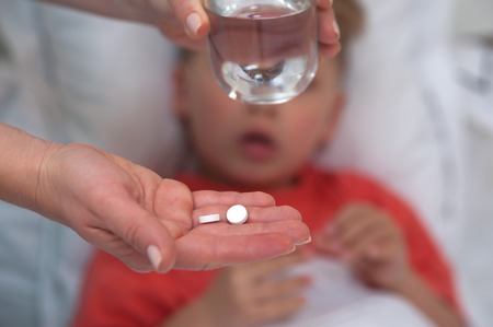 The concept of sick and tired peopleの写真素材