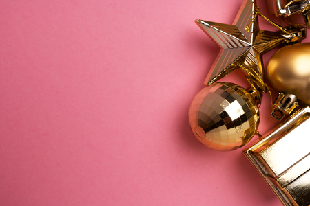Merry Christmas and New Year decoration setの写真素材
