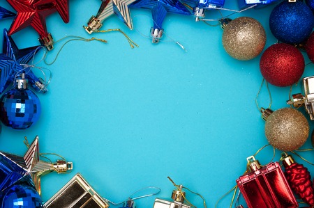 Merry Christmas and New Year decoration set