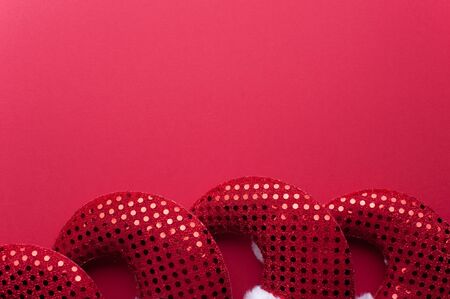 Christmas Red Headbands With Santa Claus Hat