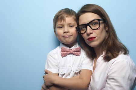 Portrait of a beautiful young mother