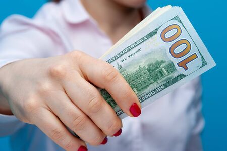 Unidentified young beautiful blurred womanの写真素材