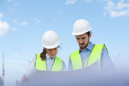 Man and Woman Engineers of the Project