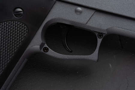 Black modern gunの写真素材