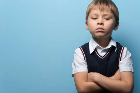 Little boy an elementary school studentの写真素材