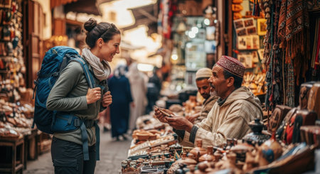 Grand Bazaar in Istanbul, Turkey. The Grand Bazaar is one of the largest bazaar in the world.の素材