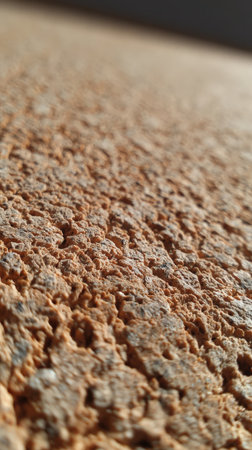 Close-up of a baking sheet of brown bread. Selective focus.の素材