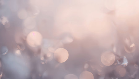 Abstract blurred bokeh background. Defocused abstract light background.の素材