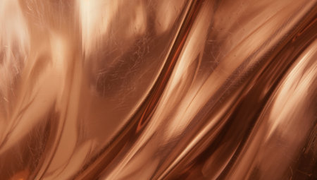 close up of chocolate texture with some smooth lines in it (computer generated, fractal abstract background)の素材
