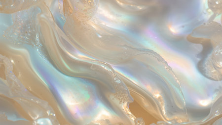 Macro closeup of soap bubble texture. Abstract background for design.の素材