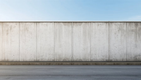 street wall background,Industrial background, empty grunge urban street with warehouse brick wallの素材