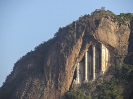 Mountains in the backgroundの写真素材