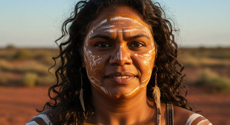 Portrait of a young woman with face mask in Namibia.の素材