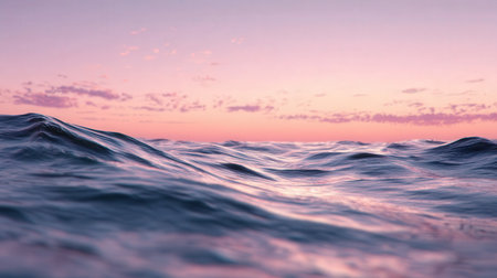 Sunset in the sea, 3d rendering. Computer digital drawing.の素材