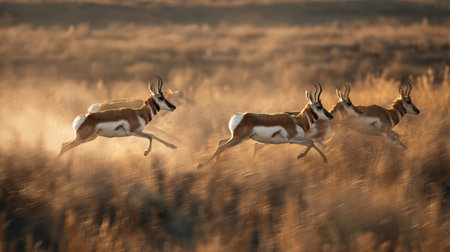 Pronghorn Antelope in the Okavango Delta - Botswanaの素材