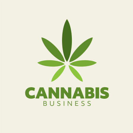 Cannabis Logoのイラスト素材
