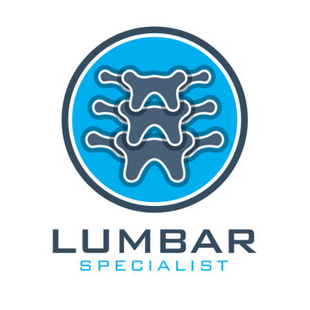 Lumbar Spine Clinic Logoのイラスト素材