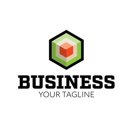 Geometric Business Logoのイラスト素材