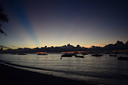 Sunrise on Philippinesの写真素材