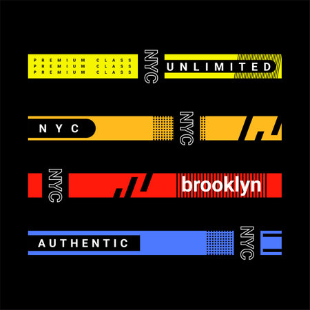 simple city slogan strip design, perfect for designing screen printing, t-shirts, hoodies, jackets and moreのイラスト素材