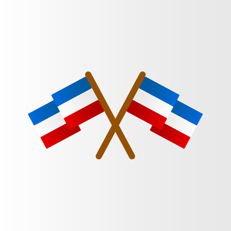 happy bastille day background, suitable for posters, backgrounds, stickers and othersのイラスト素材