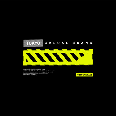 Tokyo writing design, suitable for screen printing t-shirts, clothes, apparel, jackets and othersのイラスト素材