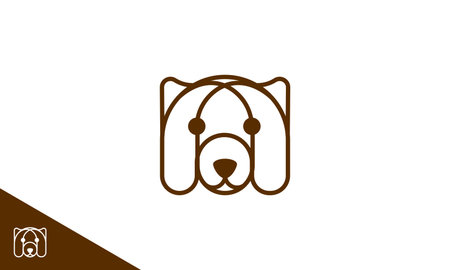 bear logo, this logo is inspired by the bear animalのイラスト素材