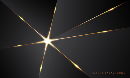 Luxurious modern background with gold color combinationのイラスト素材