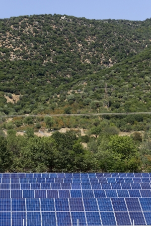  Photovoltaic panels solar field の写真素材