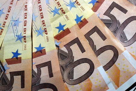  Banknotes Euros 50 の写真素材