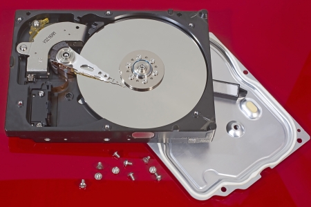  Computer hard disk with clipping path の写真素材