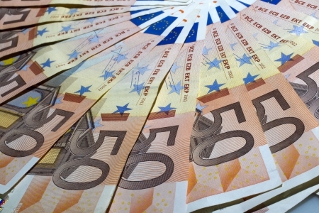  Banknotes Euros 50 の写真素材