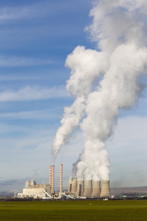 Electric power plant in Kozani Greeceの写真素材