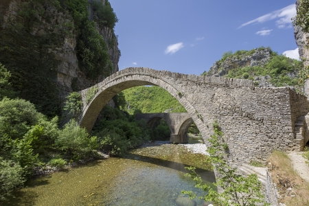 old stone bridge in Zagoria, Epirus, Western Greece